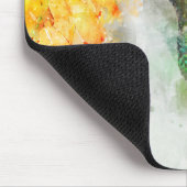 Hummingbird mit Blume Wasserfarbe - 02 Mousepad (Ecke)