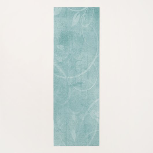 Hummingbird mit Geblüht Hintergrund Yogamatte (Rückseite)