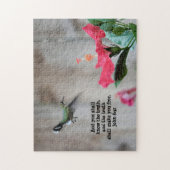 Hummingbird, mit Verse (John 8:32) Puzzle (Vertikal)