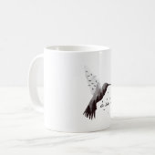 Hummingbird mit Wald Kaffeetasse (Vorderseite Links)