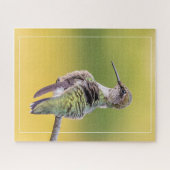 Hummingbird mit Warnhinweis Puzzle (Horizontal)