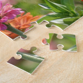 Hummingbird mit Zinnia-Blume Puzzle (Seite)