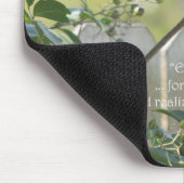 Hummingbird mit Zitat "Kleine Dinge" Mousepad (Ecke)