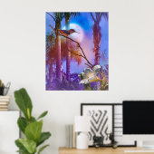 HUMMINGBIRD MOONLIGHT OASIS POSTER (Heimbüro)