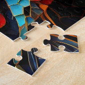 Hummingbird Mosaic Design Jigsaw Puzzle (Seite)