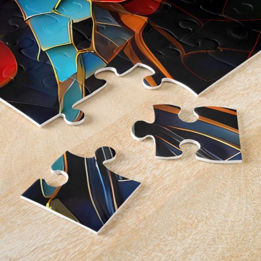 Hummingbird Mosaic Design Jigsaw Puzzle (Seite)