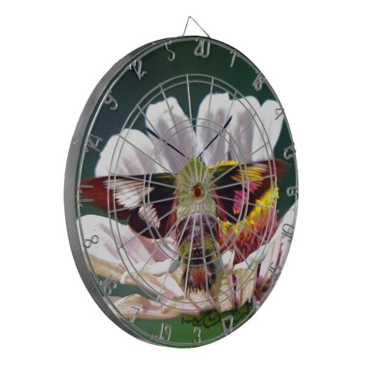 Hummingbird Moth Dartscheibe (Vorderseite Links)