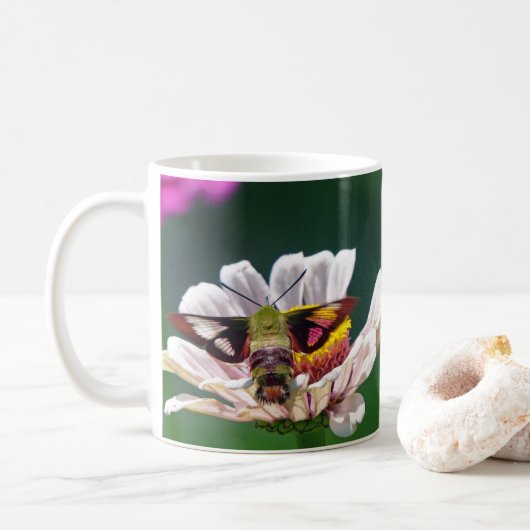 Hummingbird Moth Kaffeetasse (Mit Donut)