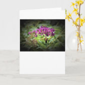 Hummingbird Moth, Karte (Gelbe Blume)