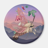 Hummingbird Moth Magnet (Vorne)