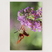 Hummingbird Moth on Butterfly Bush Puzzle (Vertikal)