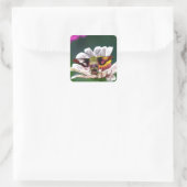 Hummingbird Moth Quadratischer Aufkleber (Tasche)