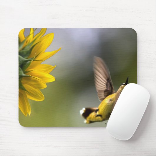 Hummingbird Mouse Pad Mousepad (Mit Mouse)