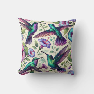 Hummingbird Muster Cushion Kissen
