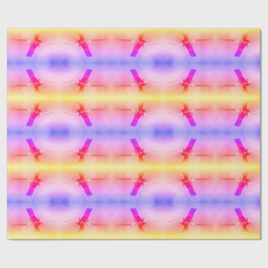 Hummingbird-Musterpapier Geschenkpapier (Flach)