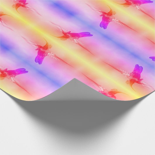 Hummingbird-Musterpapier Geschenkpapier (Ecke)