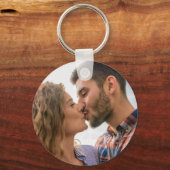 Hummingbird: Name des Monogrammes hinzufügen Schlüsselanhänger (Rückseite)