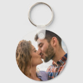 Hummingbird: Name des Monogrammes hinzufügen Schlüsselanhänger (Rückseite)