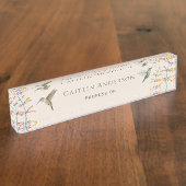 Hummingbird   namensplakette (Seite)