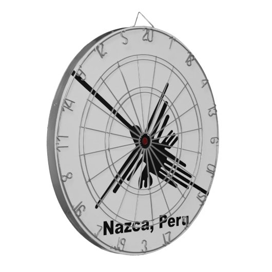 Hummingbird Nazca, Peru Dartscheibe (Vorderseite Links)