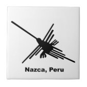 Hummingbird Nazca, Peru Fliese (Vorderseite)