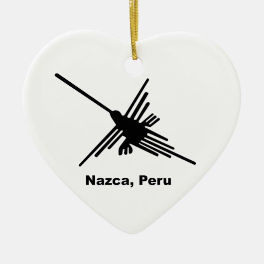 Hummingbird Nazca, Peru Keramikornament (Vorne)