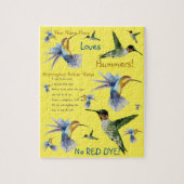Hummingbird Nectar Rezept Puzzle (Vertikal)