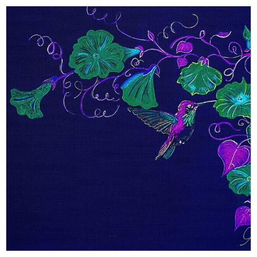 Hummingbird Nights Stoff (Muster)