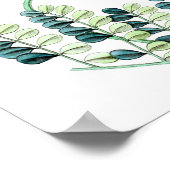 Hummingbird No.9 Antique Vogel Poster Print. (Ecke)