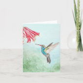 Hummingbird Note Card (Vorderseite)