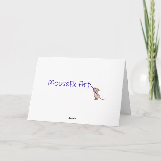 Hummingbird Note Card Karte (Rückseite)