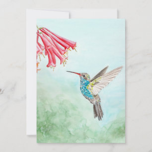 Hummingbird Note Card Mitteilungskarte