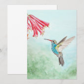Hummingbird Note Card Mitteilungskarte (Vorne/Hinten)