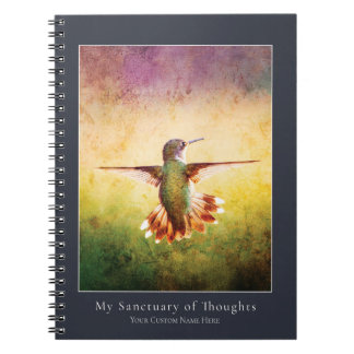 Hummingbird Notebook | Nature Art Journal Notizblock