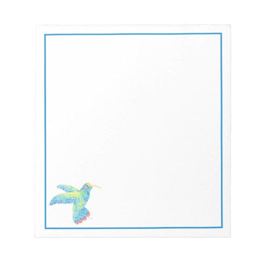 Hummingbird Notepad Notizblock (Vorderseite)