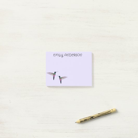 Hummingbird-Notes Post-it Klebezettel (Auf Schreibtisch)