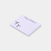 Hummingbird-Notes Post-it Klebezettel (angewinkelt)