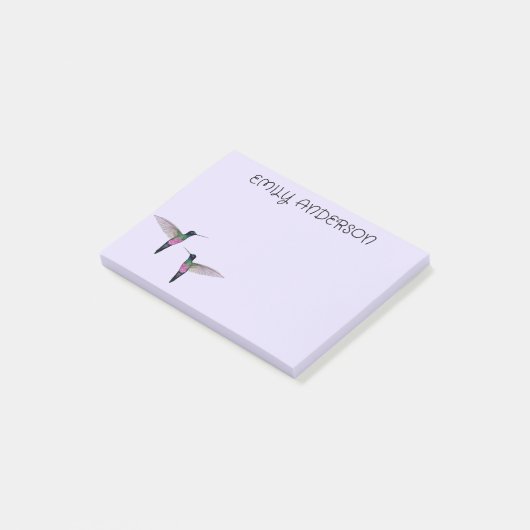Hummingbird-Notes Post-it Klebezettel (angewinkelt)