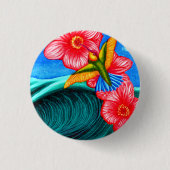 Hummingbird Ocean Button (Vorderseite)
