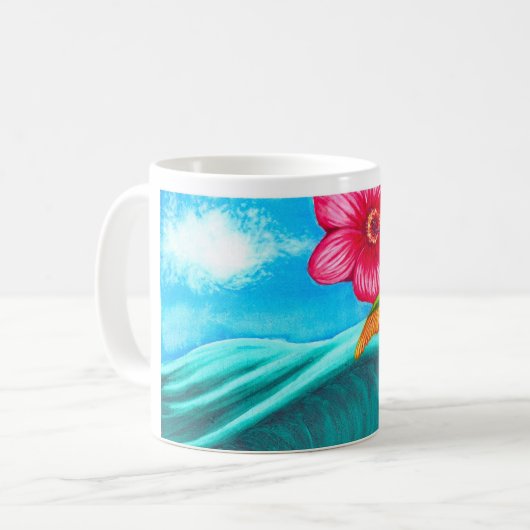 Hummingbird Ocean Coffee Tasse (Vorderseite Links)
