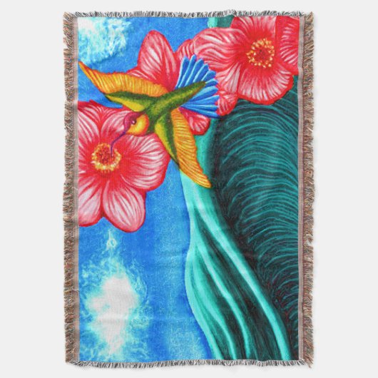 Hummingbird Ocean Decke (Vorderseite Vertikal)