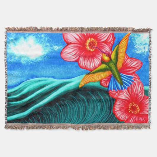 Hummingbird Ocean Decke (Vorderseite)