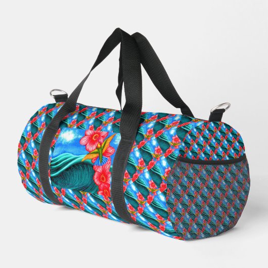 Hummingbird Ocean  Duffle Bag (Rechte Ecke)