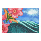 Hummingbird Ocean Kissenbezug (Rückseite)