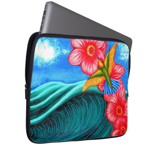 Hummingbird Ocean  Laptopschutzhülle (Vorne Rechts)