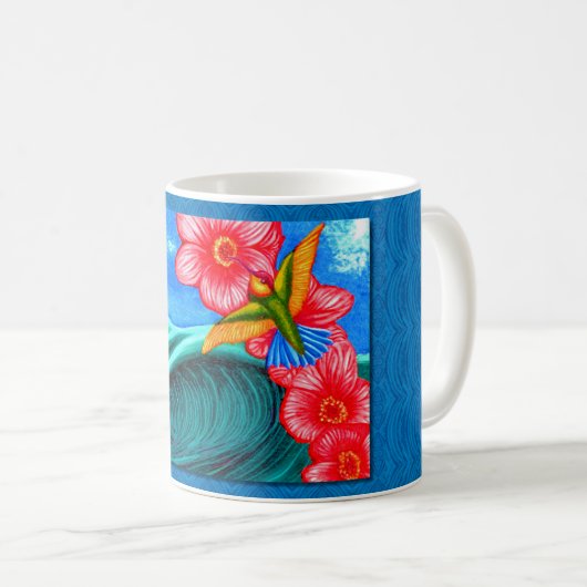 Hummingbird Ocean Mug Kaffeetasse (VorderseiteRechts)