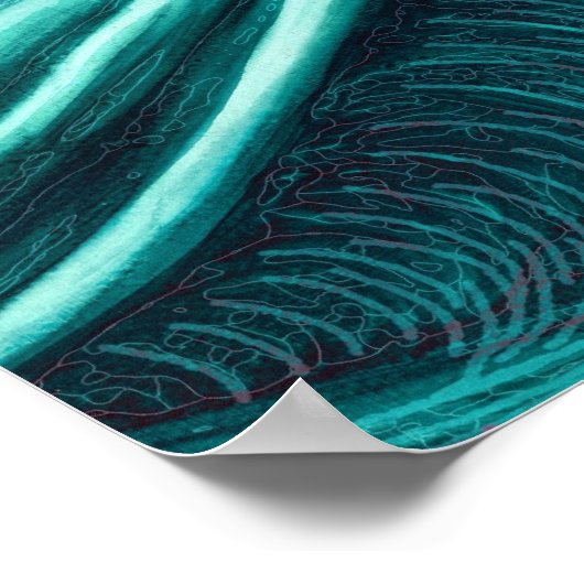 Hummingbird OceanPrint, Poster Paper (Matte) (Ecke)