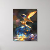 Hummingbird of Light - Enchanted Blue Perfume Leinwanddruck (Vorderseite)