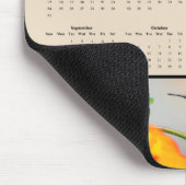 Hummingbird on an Orange Flower – 2026 Calendar Mousepad (Ecke)