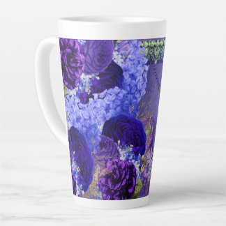 Hummingbird on purple crystal and lace back with l milchtasse